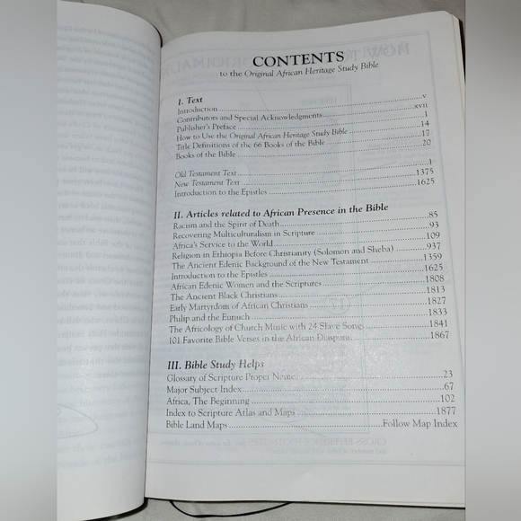 HOLY BIBLE The Original African Heritage Study Bible King James Version - Picture 5 of 16